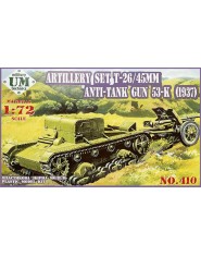 Artillery set T-26 & 45mm antitank gun 53-K(1937)