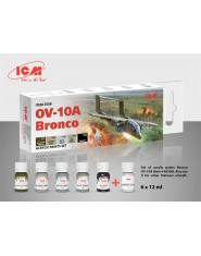 Acrylic paint set for OV-10A BRONCO (and other Vietnam aircraft)