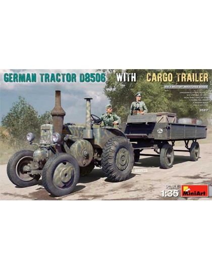 German Tractor ‌D8506‌ with ‌Cargo ‌Trailer