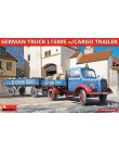 German Truck L1500S w/Cargo Trailer