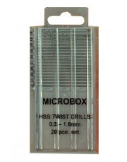 Microbox Drill Set (20) 0.3 to 1.6mm