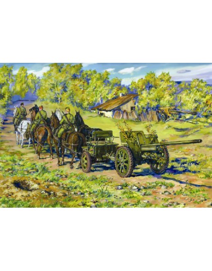 76,2 mm F-22 with Horse Transport