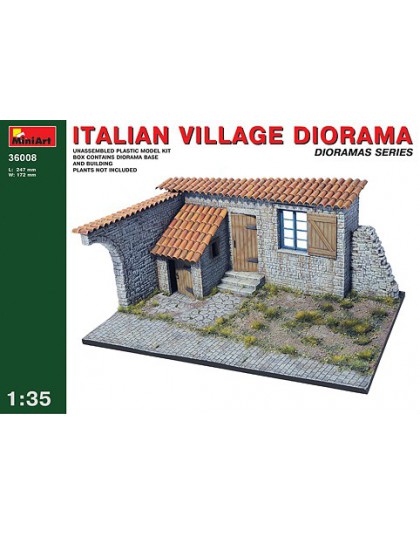ITALIAN VILLAGE DIORAMA