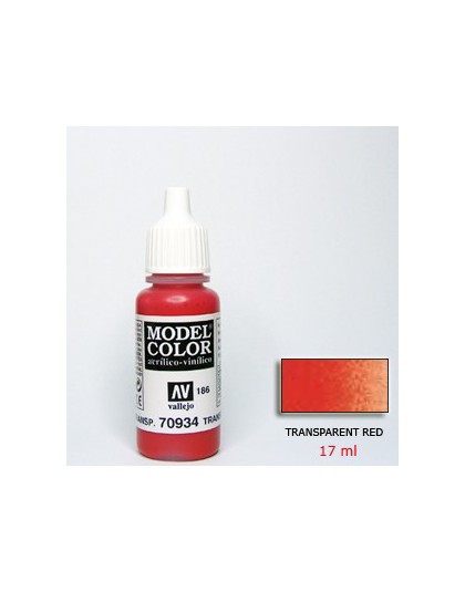 TRANSPARENT RED acrilic (17 ml)