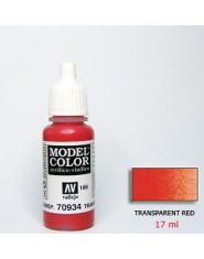 TRANSPARENT RED acrilic (17 ml)