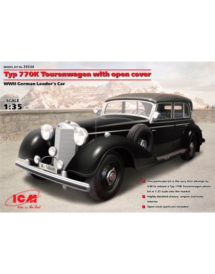 Typ 770K Tourenwagen with open cover