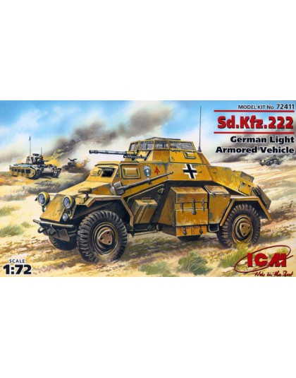 Sd.Kfz.222 WWII German light armored vehicle
