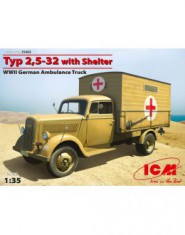 Typ 2,5-32 with shelter, WWII German ambulance