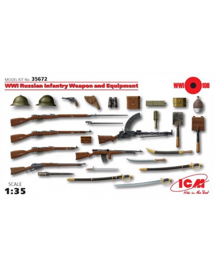 WWI Russian Infantry weapon and equipment