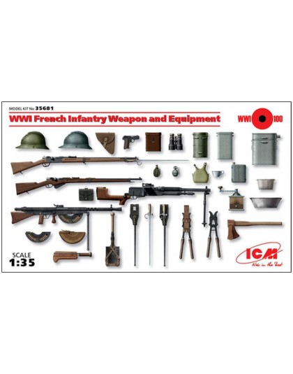 WWI French infantry weapon and equipment