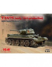 T-34/76 (early 1943 production), WWII Soviet Medium Tank