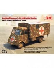Lastkraftwagen 3.5 t AHN with Shelter, WWII German Ambulance Truck