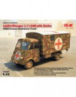 Lastkraftwagen 3.5 t AHN with Shelter, WWII German Ambulance Truck