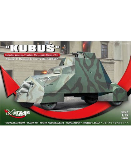 KUBUS armored car Warsaw Revolt August 1944