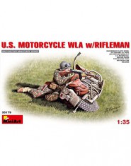U.S. MOTORCYCLE WLA w/RIFLEMAN