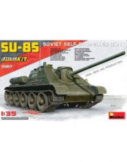 SU-85 Soviet self-propelled gun. Interior kit