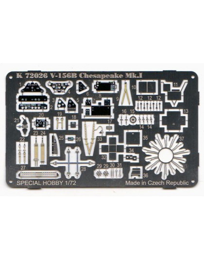 Photo-etched V-156B Chesake Mk.I