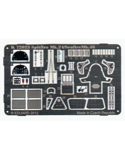 Photo-etched Spitfire Mk.24 / Seafire Mk.46
