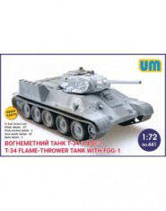 Fire-throwing tank T-34 with FOG-1