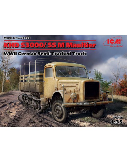 KHD S3000/SS M Maultier, WWII German Semi-Tracked Truck