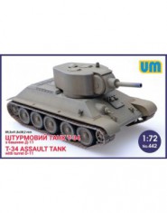 T-34 Assault Tank with turret D-11