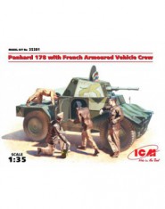 Panhard 178 with French Armoured Vehicle Crew