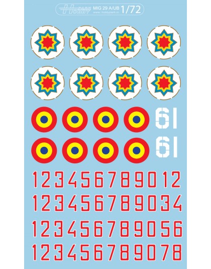 Decal MiG-29A/UB
