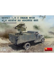 SOVIET 1,5 t. TRUCK w/ M-4 Maxim AA Machine Gun