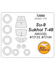Masca Su-9 / T-49 + wheels masks (Amodel)